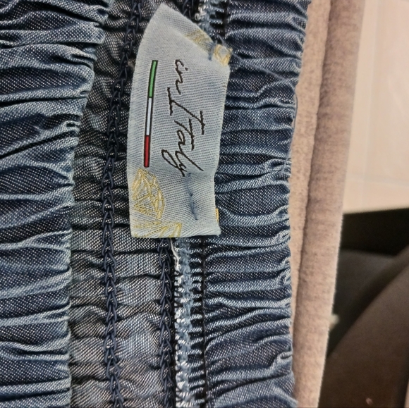 Pull on Super-Wide Flowy Skirt Pants - Picture 4 of 10